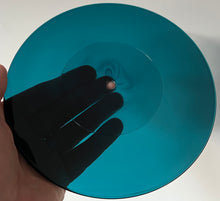 Load image into Gallery viewer, 7 Inch Turquoise Transparent Vinyl Record 60g