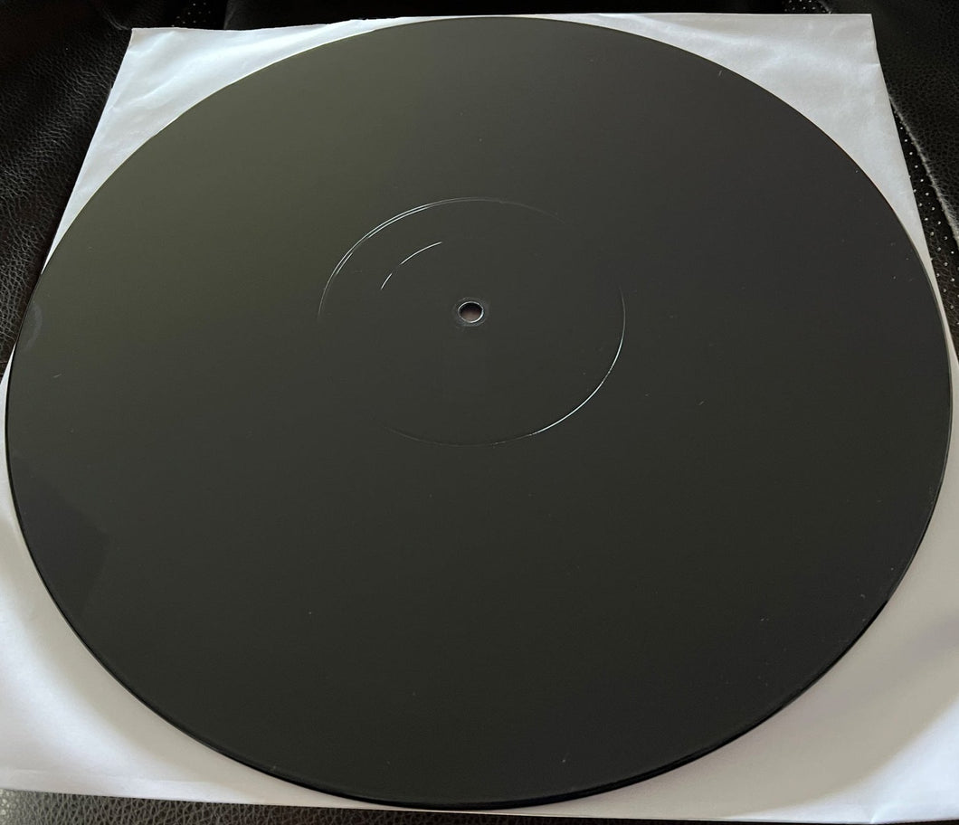 12 Inch Black Vinyl Record 180g