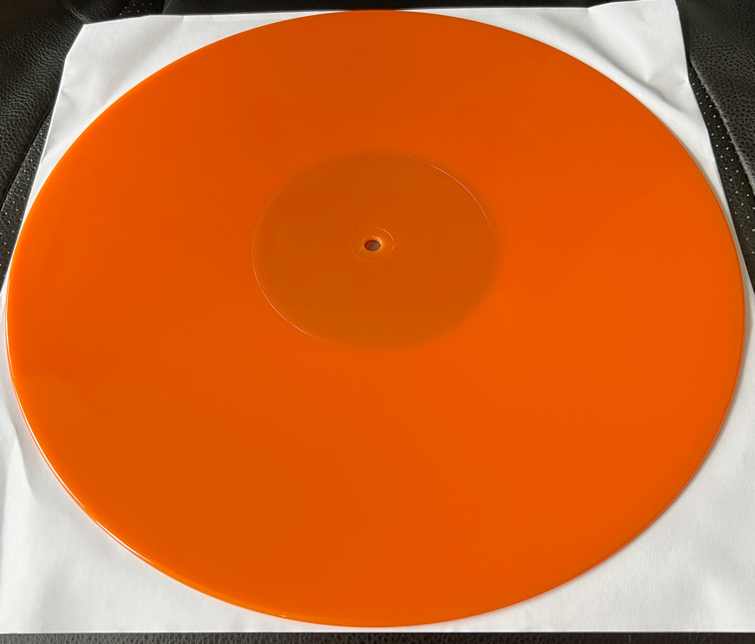 12 Inch Orange Vinyl Record 180g