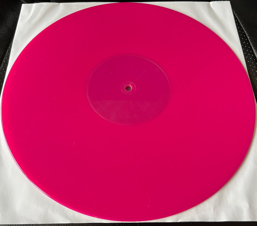 12 Inch Pink Vinyl Record 180g