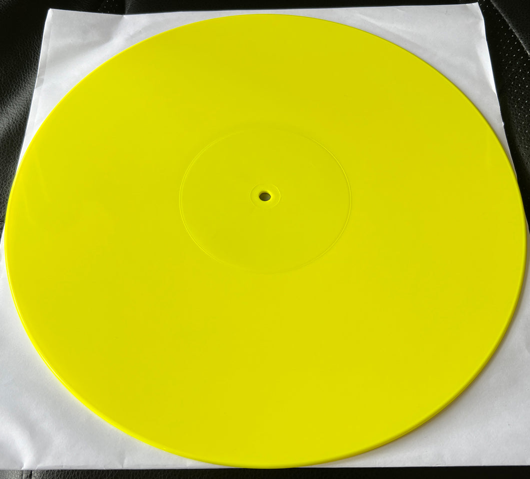 12 Inch Yellow Vinyl Record 180g