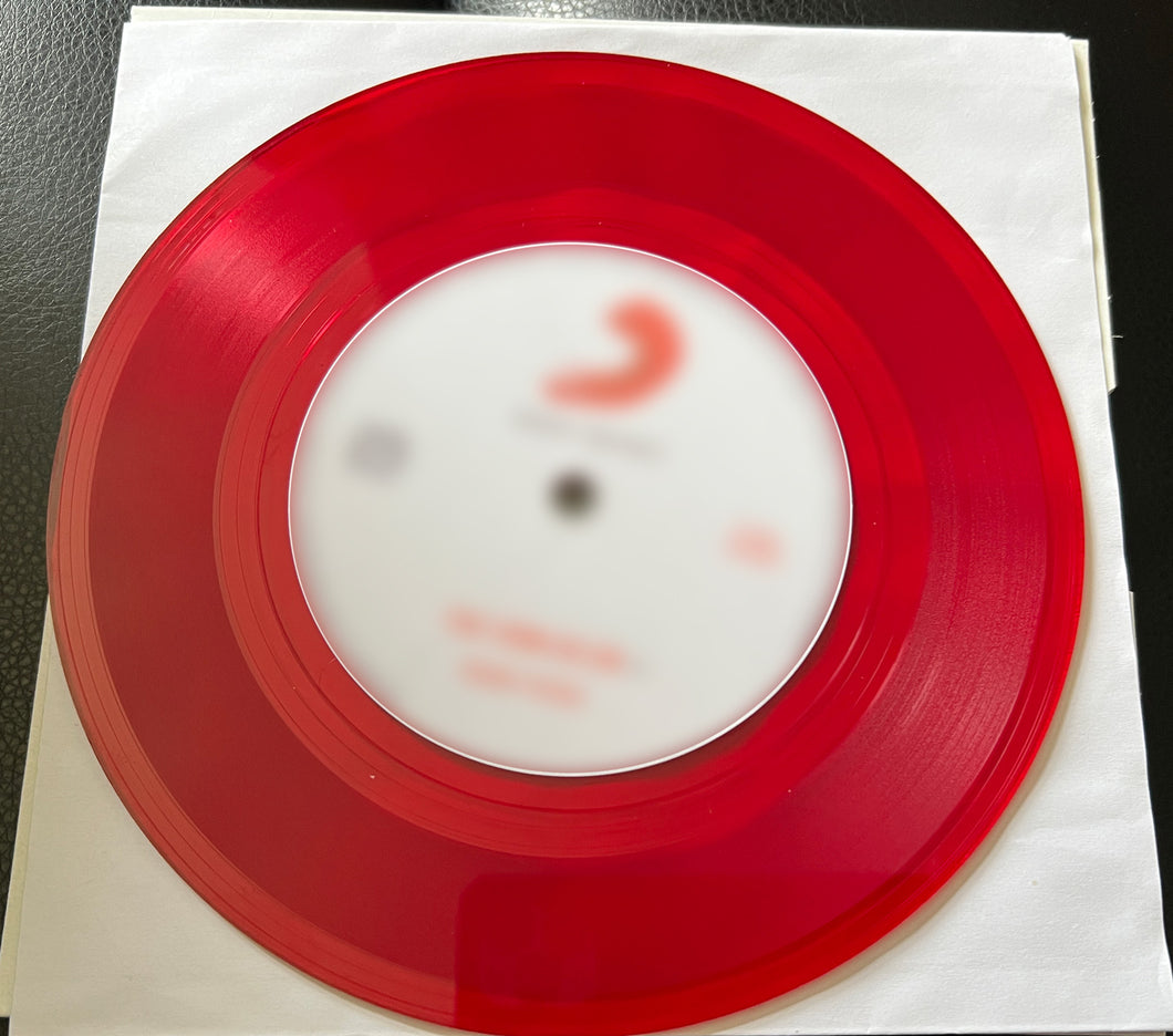 7 Inch Red Transparent Vinyl Record 60g