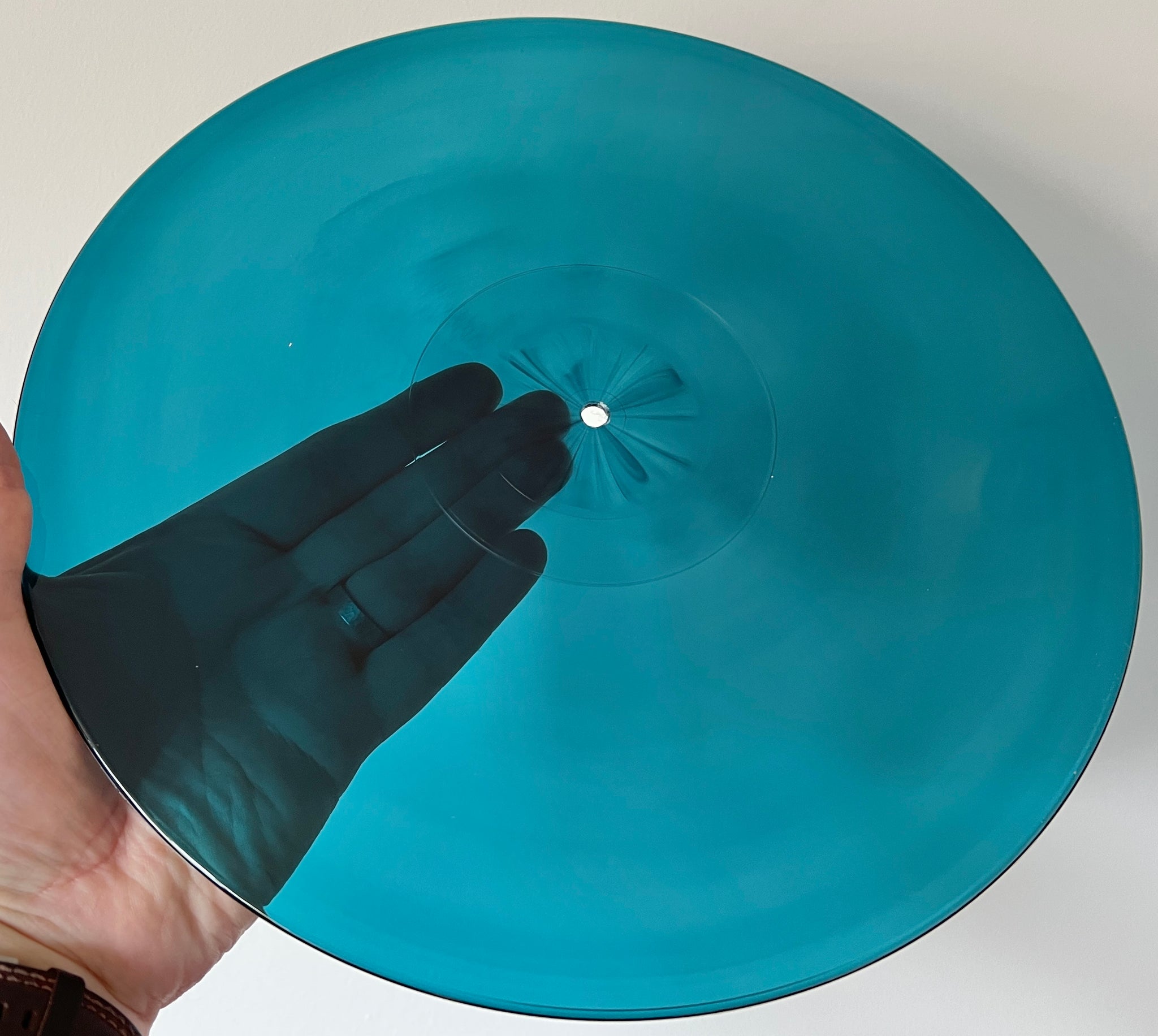 Cut Turquoise Disc 12 Inch Turquoise Transparent Vinyl Record 180g – CamCuts Vinyl Record ...